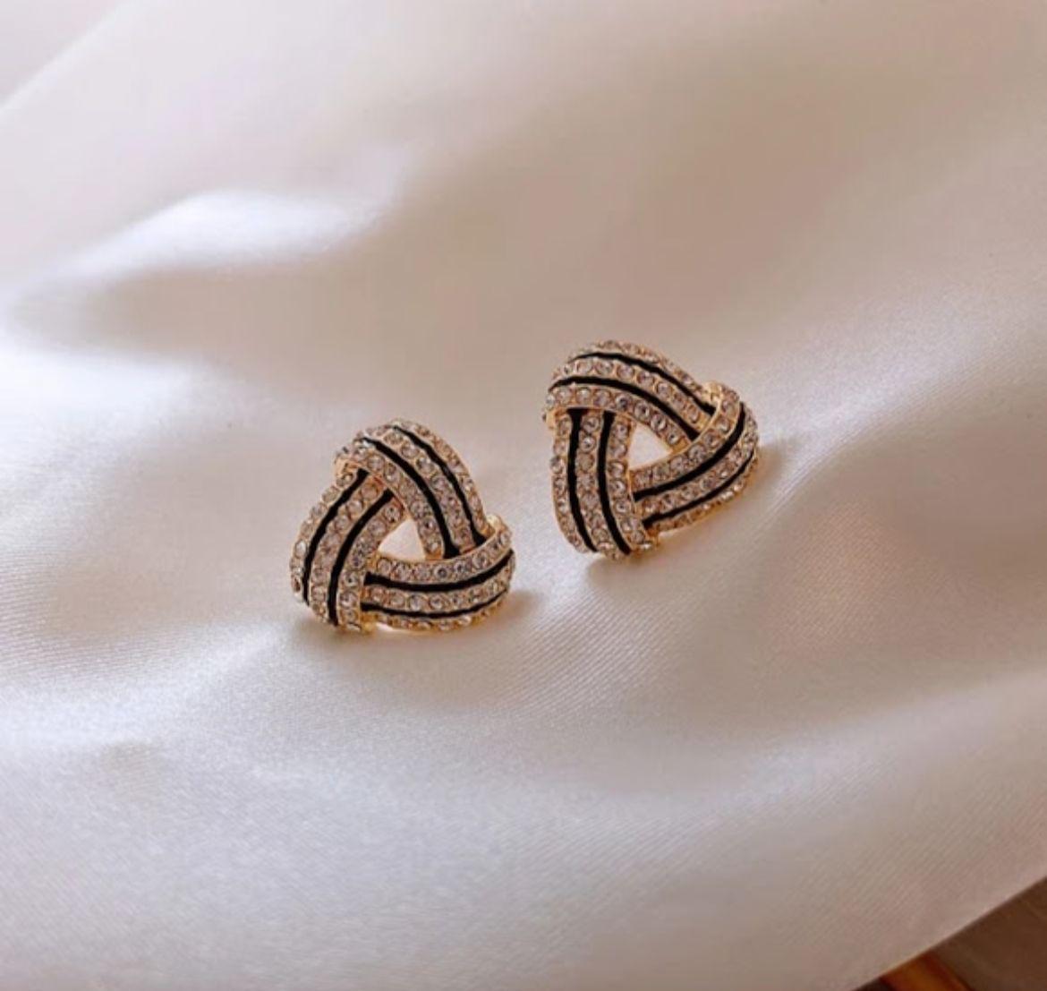 Rhinestone Black Studs