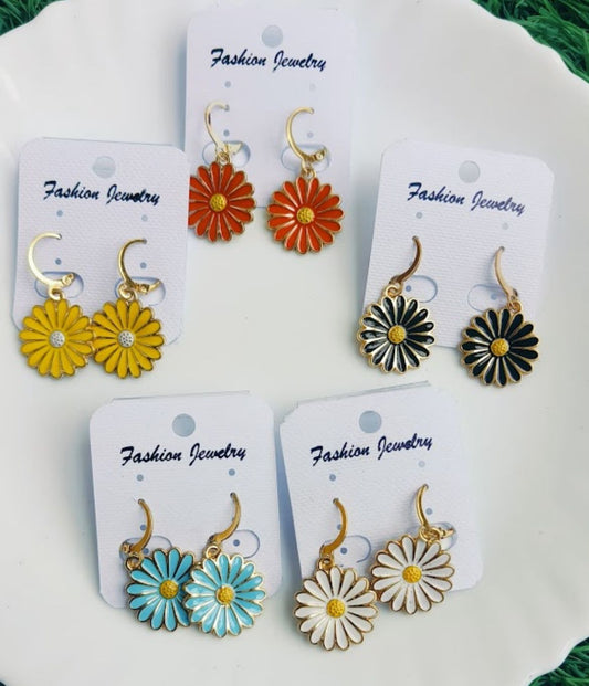 Daisy Charm Earrings