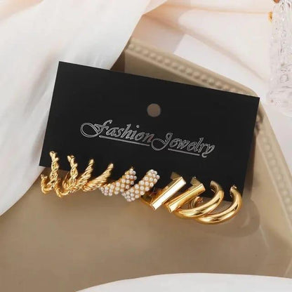 Combo #1 (5-Pair Earing Set for Everyday Style