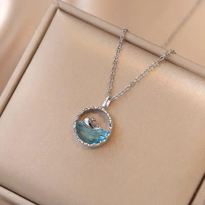 Blue Ocean neckpiece
