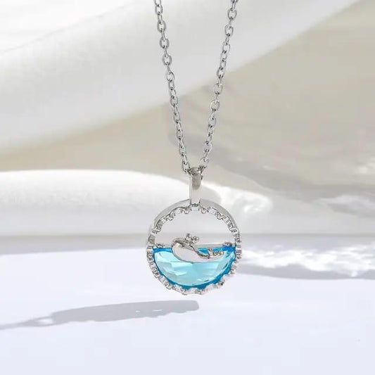 Blue Ocean neckpiece
