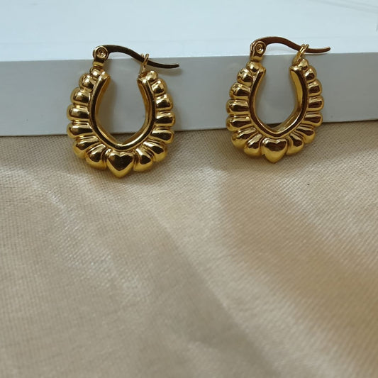 Heart (Anti Tarnish) Earrings