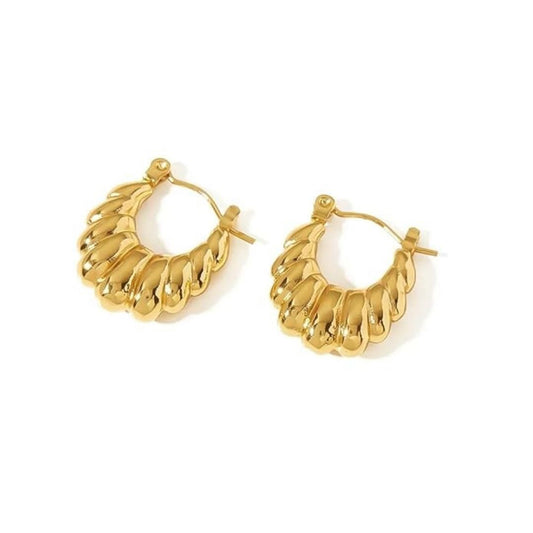 Elegant Everyday Look Anti tarnish hoops