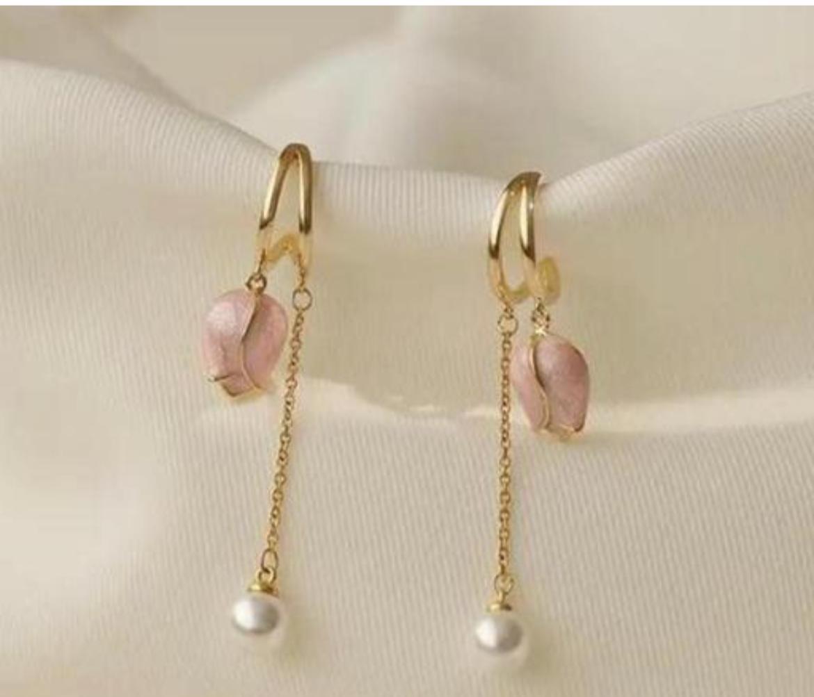 Flower Drop Earring