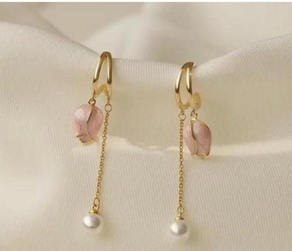 Flower Drop Earring