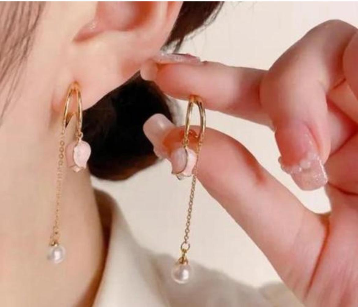 Flower Drop Earring