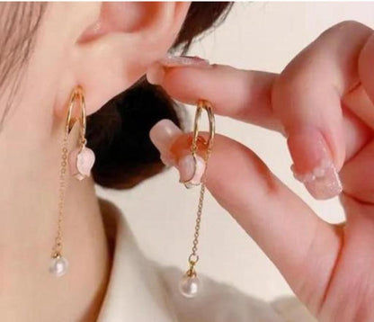Flower Drop Earring