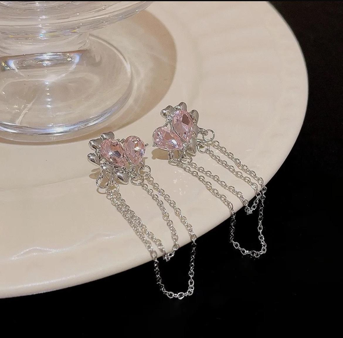 Rhinestone Diamond Drop Earrings