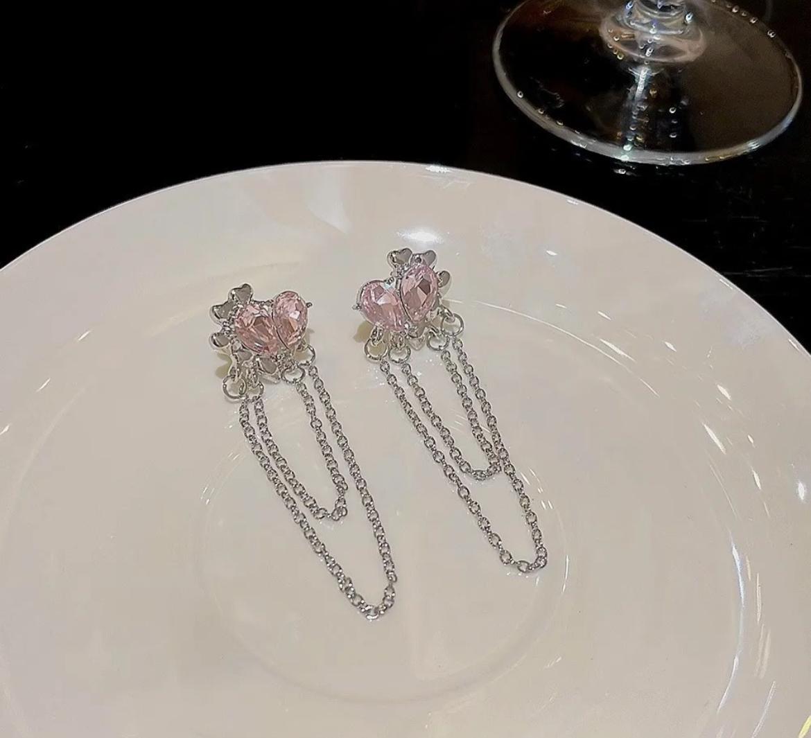 Rhinestone Diamond Drop Earrings