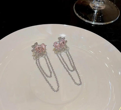 Rhinestone Diamond Drop Earrings