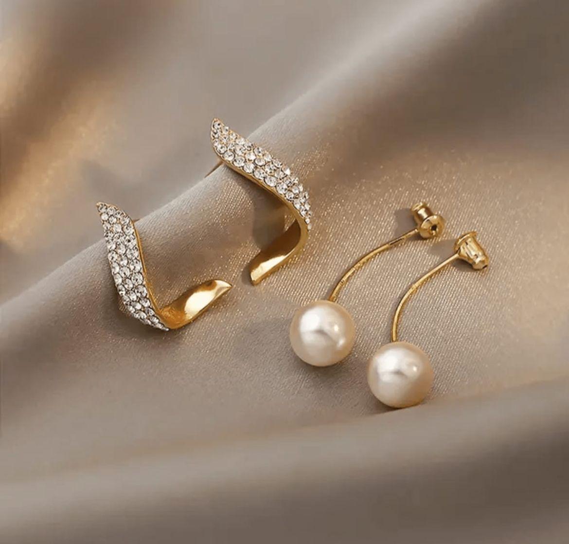 Korean Everyday Curvy Detachable Earrings