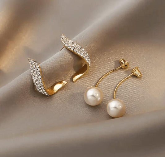 Korean Everyday Curvy Detachable Earrings