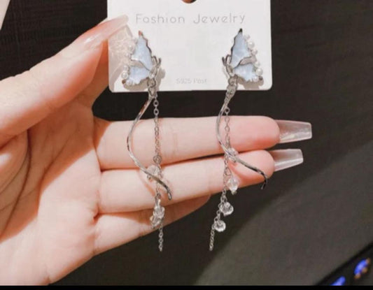 Elegant Butterfly layered Earrings