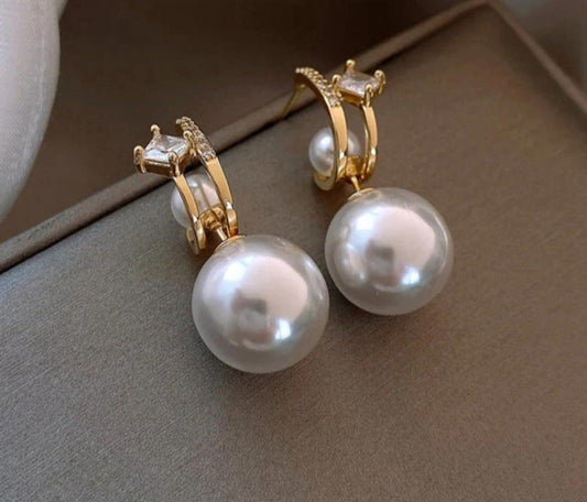 Everyday Detachable 2 in 1 Pearl Earrings